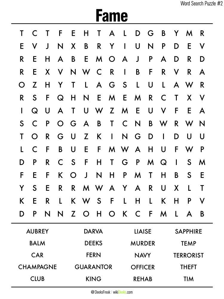 wikiDeeks-Word Search-2