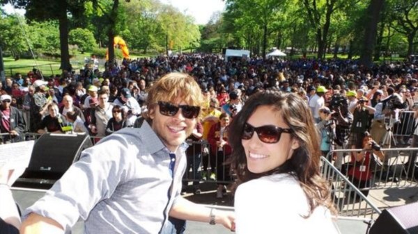 @chriswragge: What a day! With @ericcolsen @DanielaRuah @NCISLA_CBS @AIDSWalkNY #centralpark millions raised. @CBSNewYork 