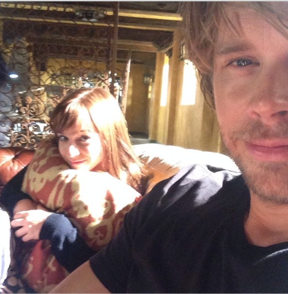 @ericcolsen: My favorite little hamster is back in action. I missed the @reneefelicesmith so much this summer. #thebandisbacktogether #ncisla